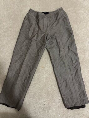 Signature women’s Taupe Straight-Leg Dress Pants